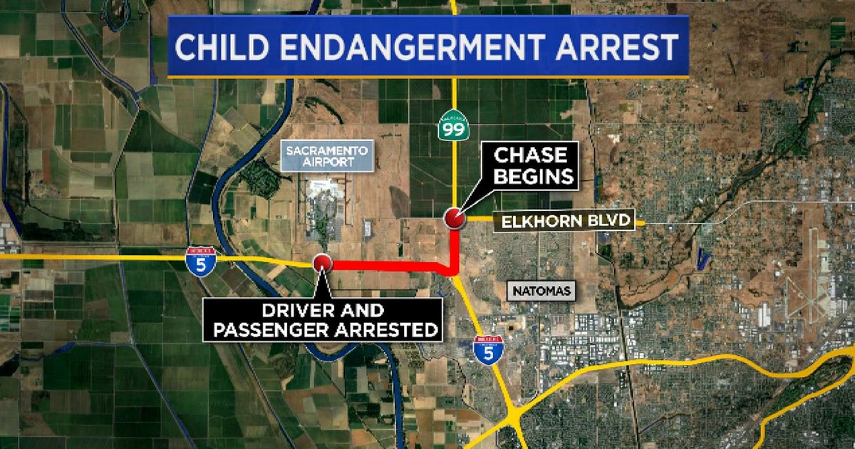 Driver Leads CHP On Chase With 3-Year-Old In Car - CBS Sacramento