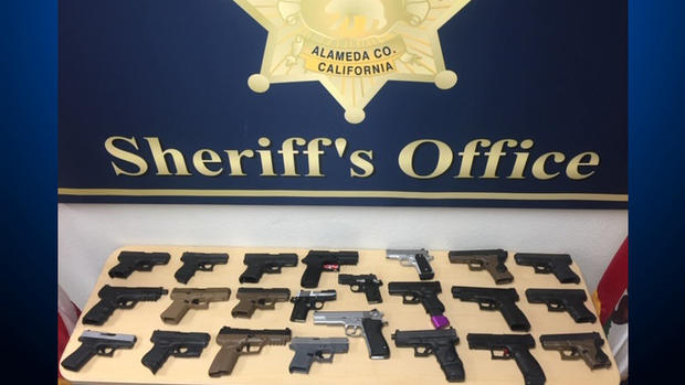 Alameda County Guns Seized 