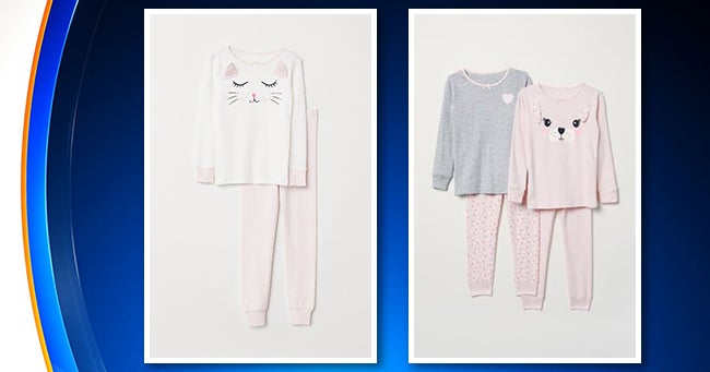 H&M Recalls Children's Pajamas Over Flammability Concerns CBS New York
