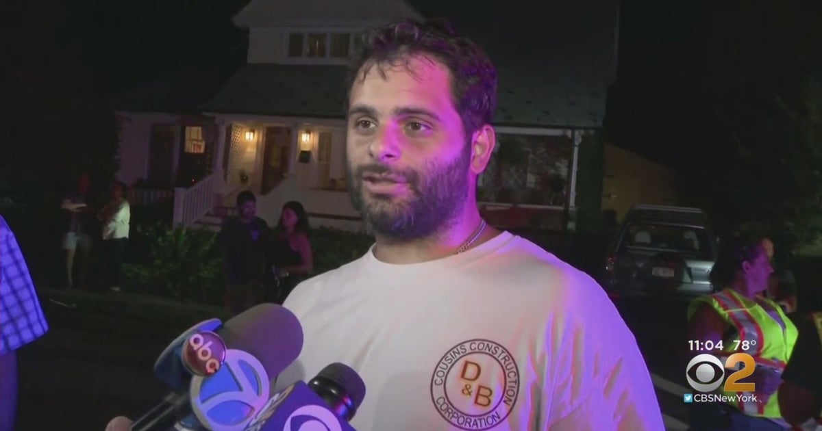 Hero Saves Neighbor And His Dog From House Fire On Long Island - CBS ...