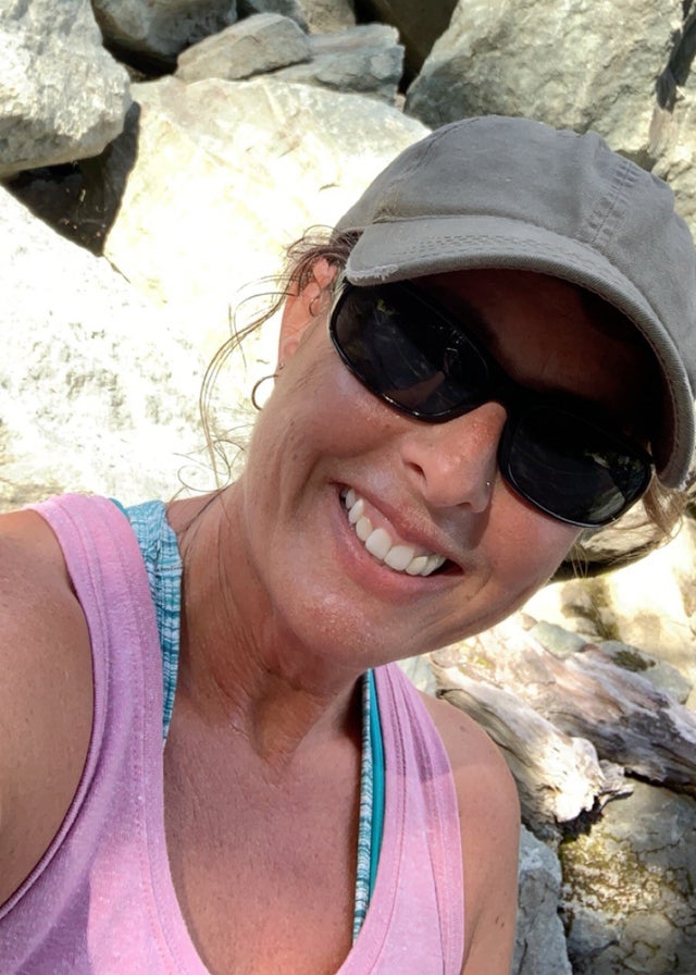 black bear encounter via Sherry Moore 4 