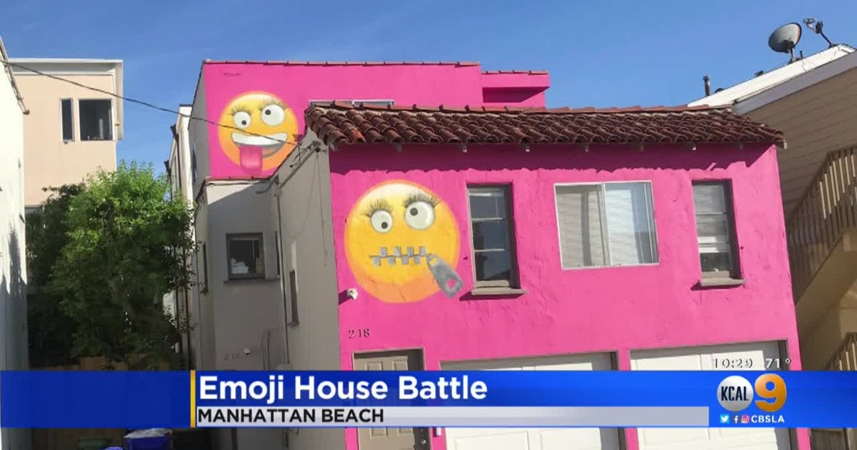 Emoji House Battle Erupts In Manhattan Beach CBS Los Angeles