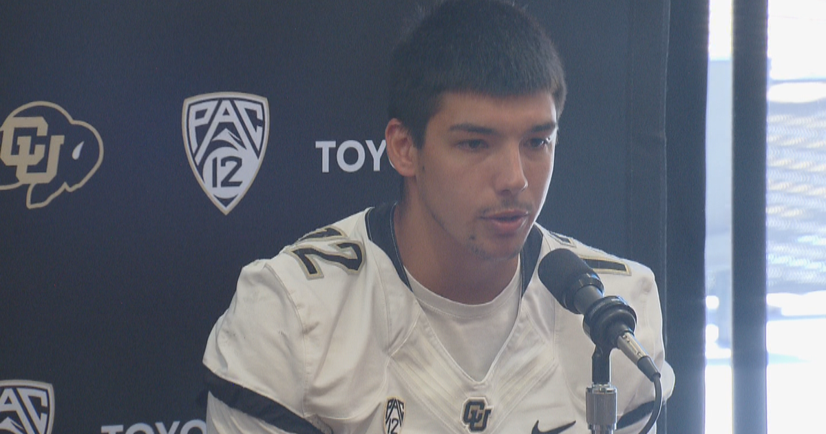 CU Quarterback & El Paso Native Reacts To Deadly Mass Shooting - CBS ...