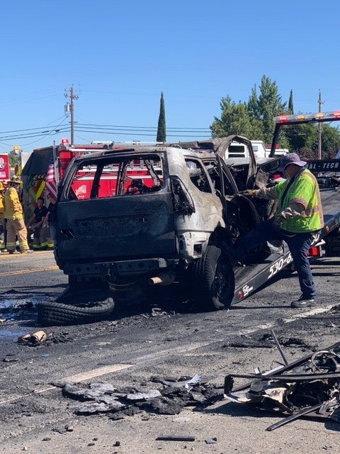BURNED CAR AFTER-CHP YUBA-SUTTER 