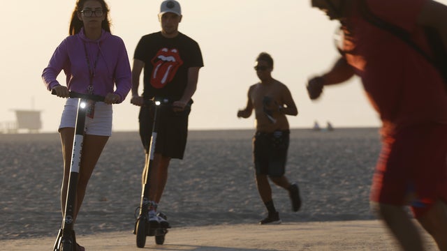 Controversial E-Scooters Around Los Angeles Stir Debate And Anger 