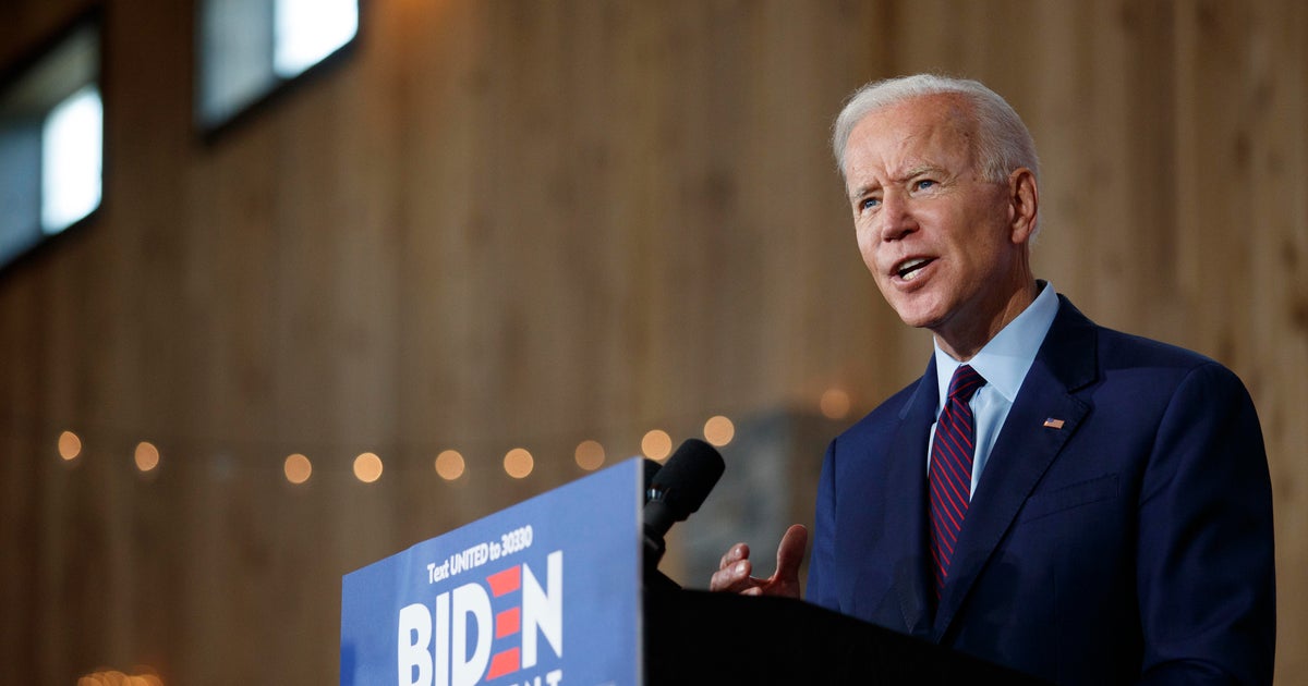 Joe Biden says Trump has "fanned the flames of white supremacy" - CBS News
