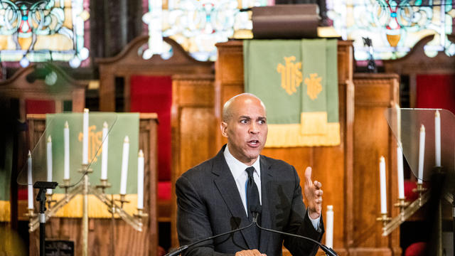 Democratic Presidential Candidate Cory Booker (D-NJ) Gives Address On Gun Violence And White Nationalism At Mother Emanuel AME Church 