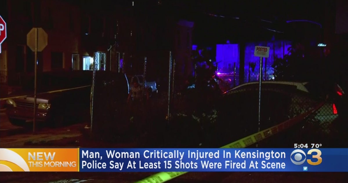 Man, Woman Critically Injured In Kensington Shooting - CBS Philadelphia