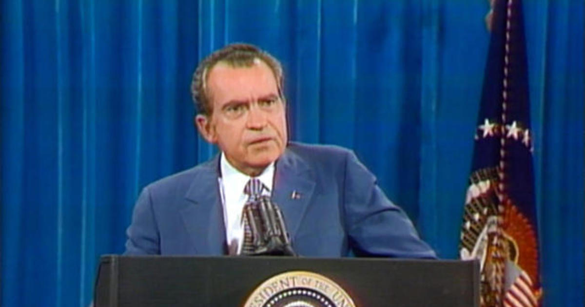 President Nixon Resigned 45 Years Ago Amid Watergate Investigation Cbs News