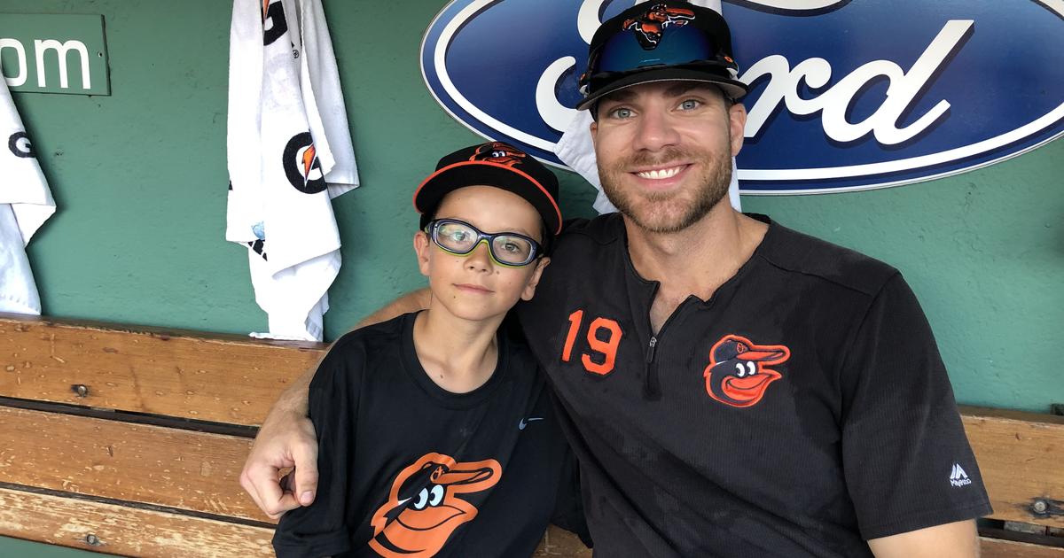 Watch a 9-year-old Red Sox fan meet Orioles' Chris Davis after