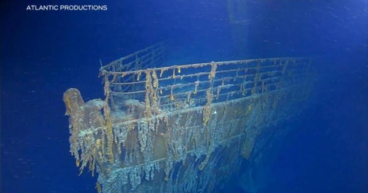 Titanic digital scans reveal unprecedented views of shipwreck and may shed  light on how it sank - CBS News