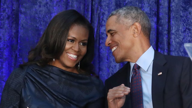 Barack And Michelle Obama Attend Portrait Unveiling At Nat'l Portrait Gallery 