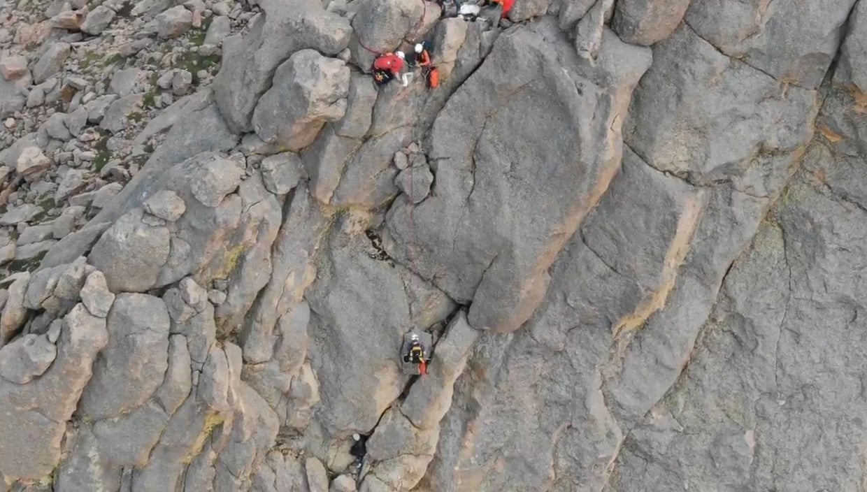 Drone Captures Video Of Hiker Rescue On Pikes Peak - CBS Colorado