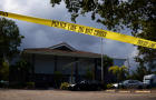 Police tape surrounds the Rehabilitation Center at Hollywood Hills in Hollywood, Florida, September 13, 2017. 