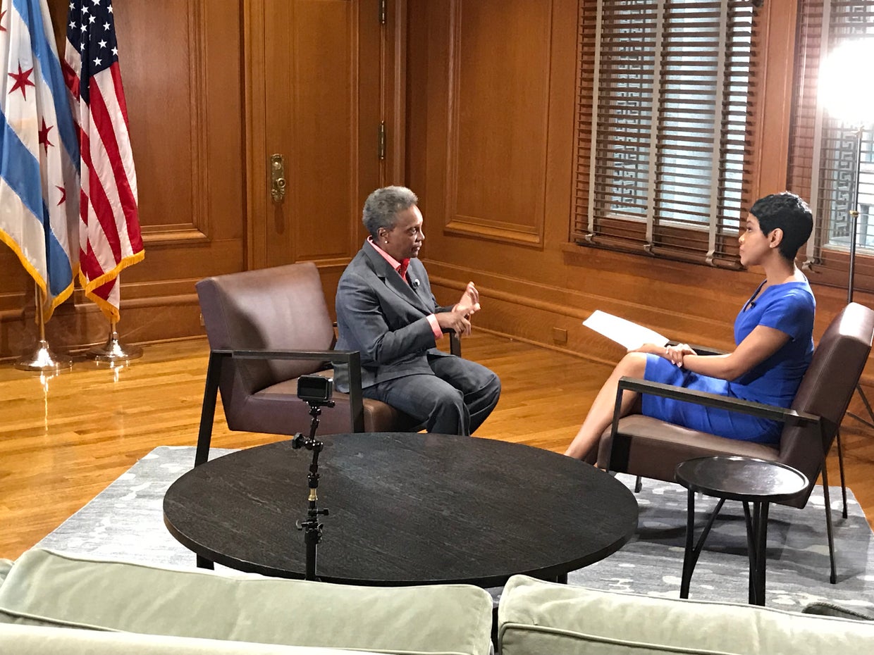 Mayor Lori Lightfoot With Irika Sargent 