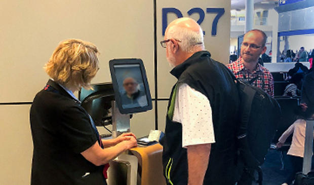 Facial recognition at DFW Airport 