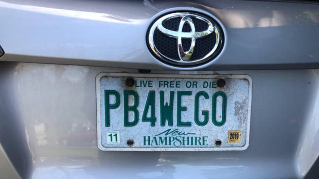 nh license plate pb4wego 