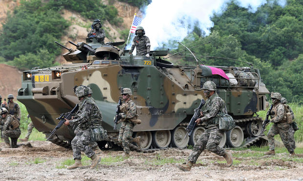 South Korea US Military Exercise 