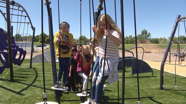 obstacle course at North Arvada Middle School 
