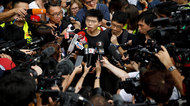 FILE PHOTO: Demonstration demanding Hong Kong's leaders to step down and withdraw the extradition bill in Hong Kong 