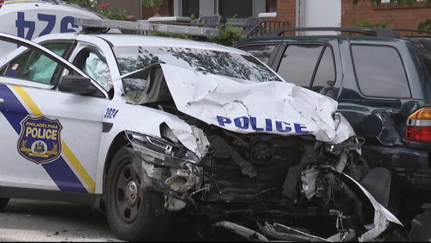 police car crash germantown 
