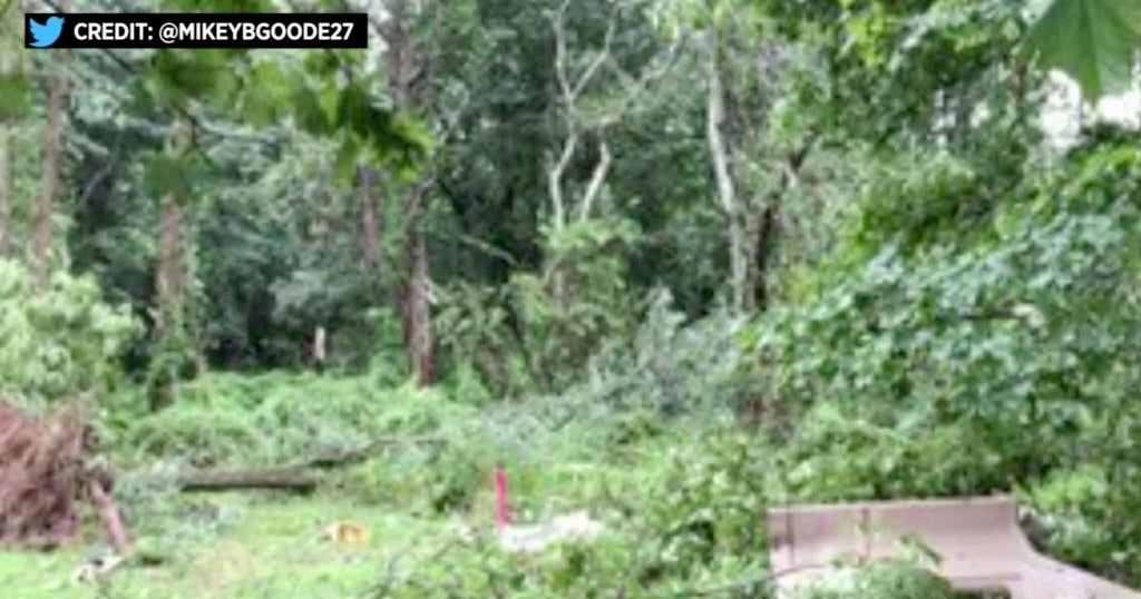 Tornado Touches Down In Manorville, Long Island CBS New York