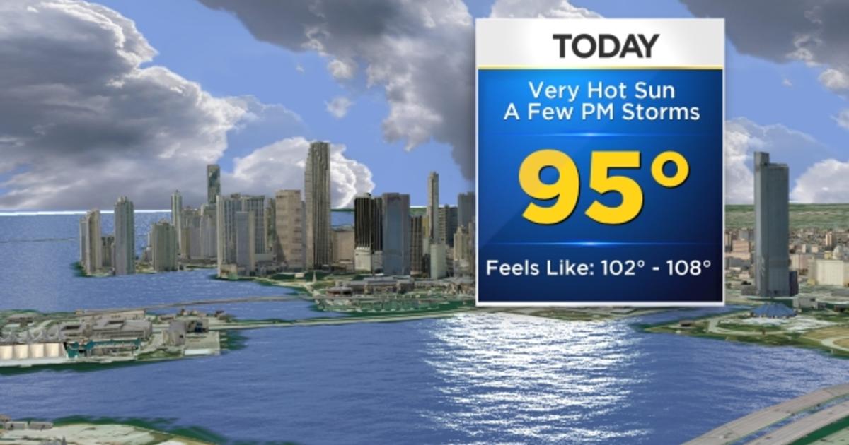 Miami Weather: Near Record Breaking Heat On Thursday - CBS Miami