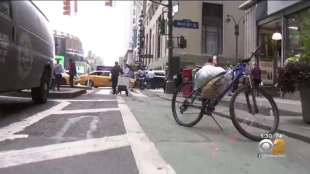 Manhattan bike attack 