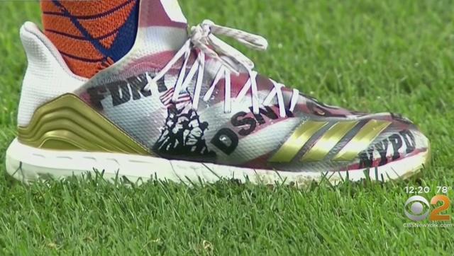 NY Mets' Pete Alonso customizes teammates' cleats to honor 9/11