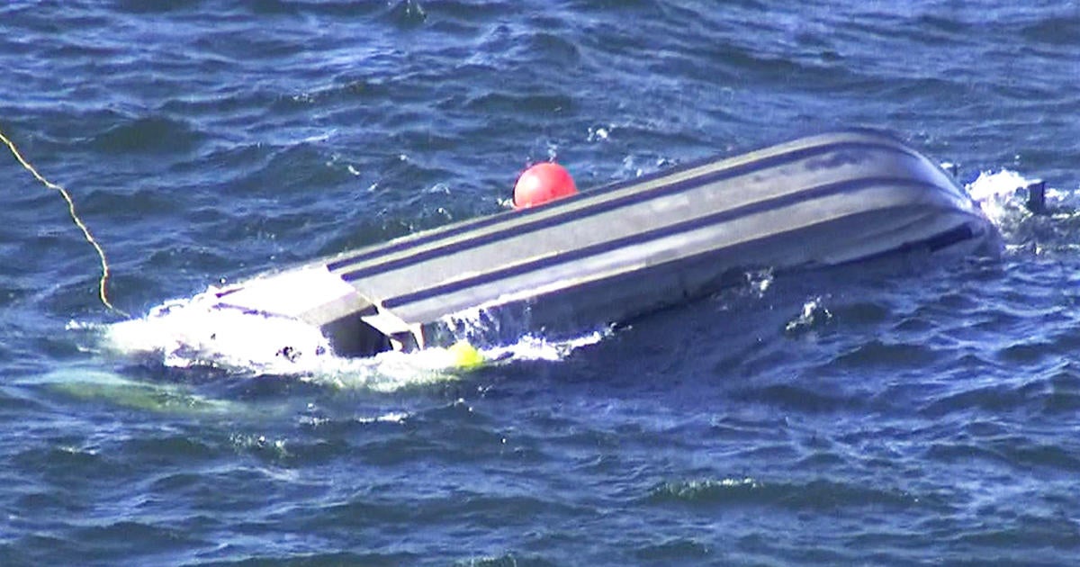 3 Fishermen Saved After Wave Knocks Boat Over Off Nahant - CBS Boston