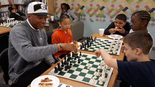 Josh Dobbs Makes Special Visit To Local Kids' Chess Club - CBS Pittsburgh