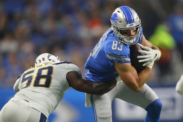 Los Angeles Chargers v Detroit Lions
