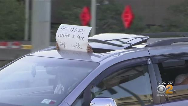 Uber Drivers Protest 