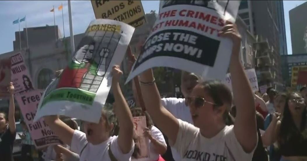 Immigration Activists Rally In San Francisco Against Border Camps ...