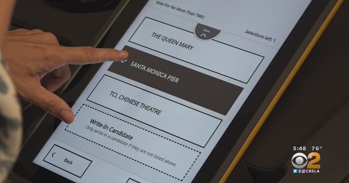 LA County Unveils New Voting Machines, Holds Mock Election Leading Up ...