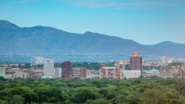 Albuquerque Cityscape New Mexico 