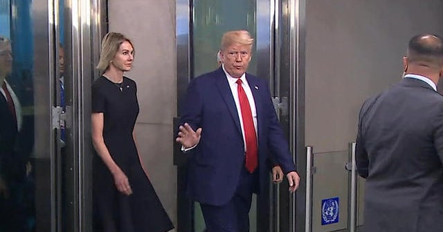 Trump makes surprise appearance at U.N. Climate Summit - CBS News