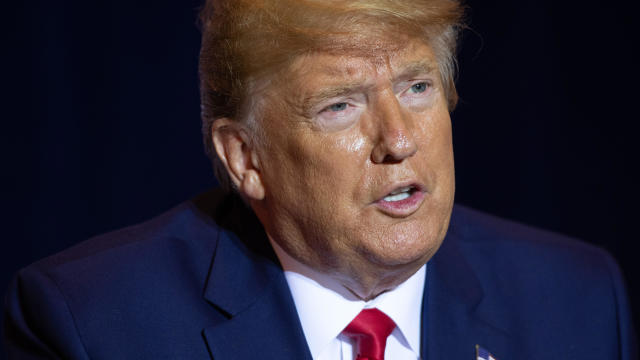 President Trump speaks during a meeting on the sidelines of the U.N. General Assembly in New York September 23, 2019. 