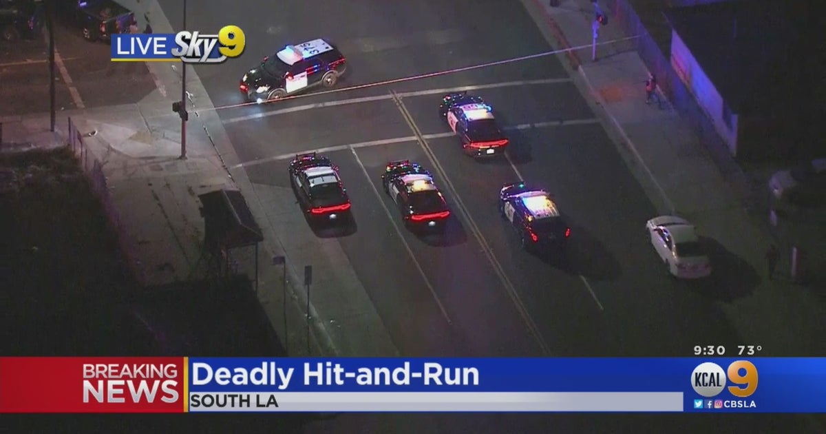 2 Dead Following South LA HitAndRun, Police Looking For Suspect CBS