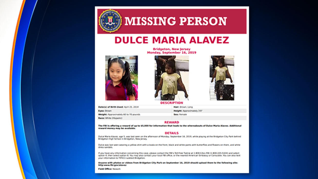 Nj Teacher Under Fire For Facebook Comment About Mother Of Missing Dulce Maria Alavez Cbs 3212