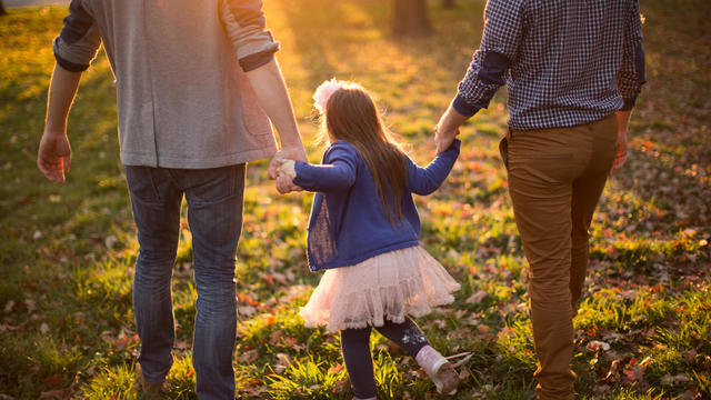 Gay Parents with daughter 