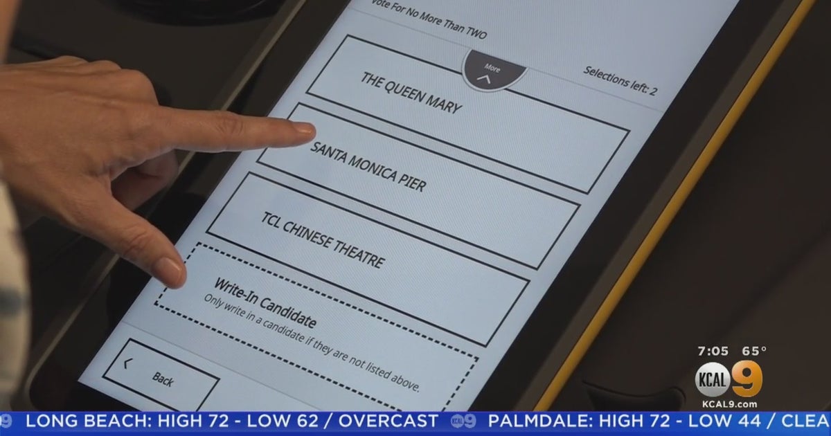 Mock Election Gives LA County Voters A Chance To Test New Voting System ...