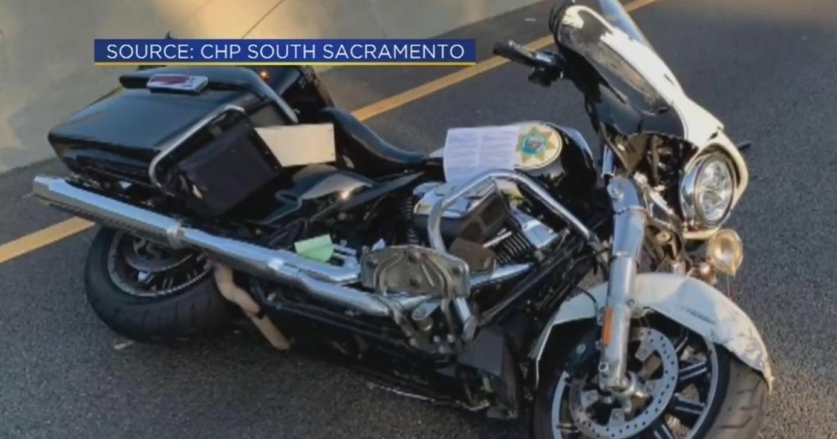 CHP Officer Thrown From Motorcycle In Crash Expected To Survive - CBS ...