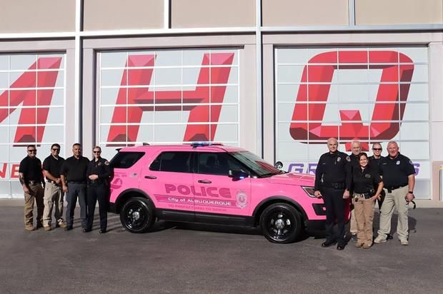 Police Pink Patrol Car 