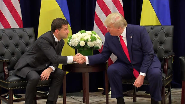 Ukraine President Volodymyr Zelensky and President Donald Trump 