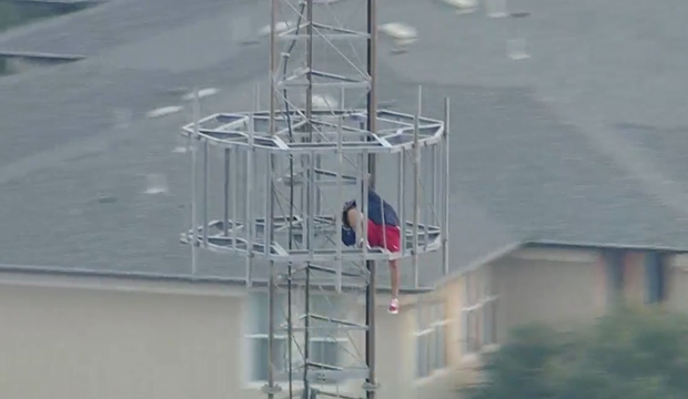 Tower climber in North Richland Hills 