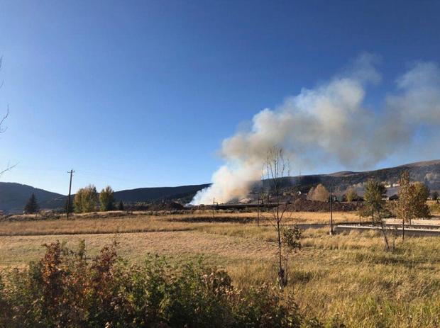 I-70 closed fire in Edwards credit Eagle River Fire2 
