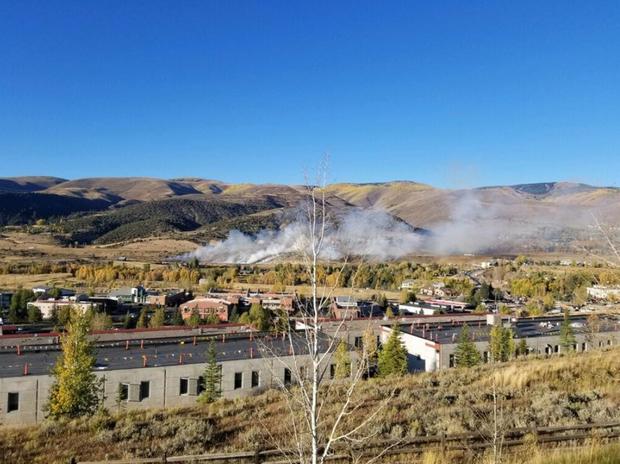 I-70 closed fire in Edwards credit Eagle River Fire 