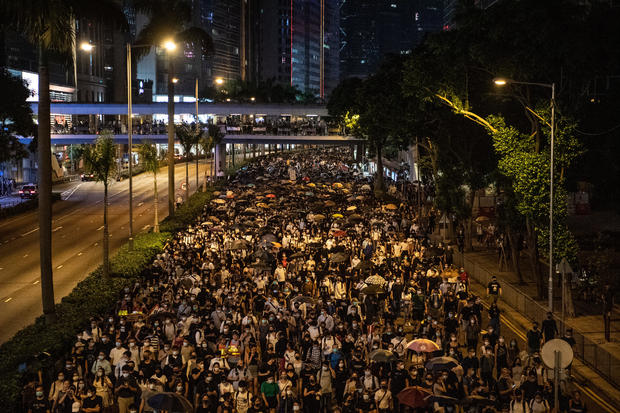 Anti-Government Protests Continue in Hong Kong 