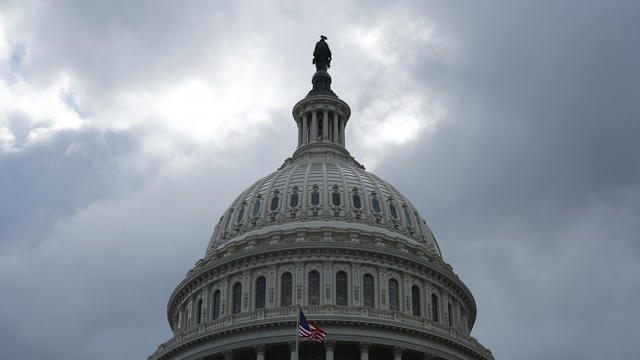 Dark Clouds Roll Past U.S. Capitol 